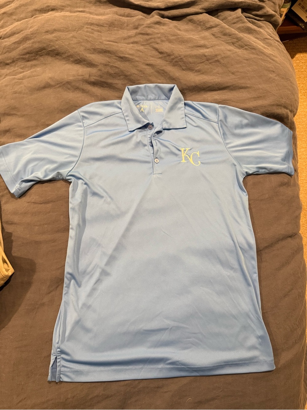 KC Royals Powder Blue Men's Polo Shirt